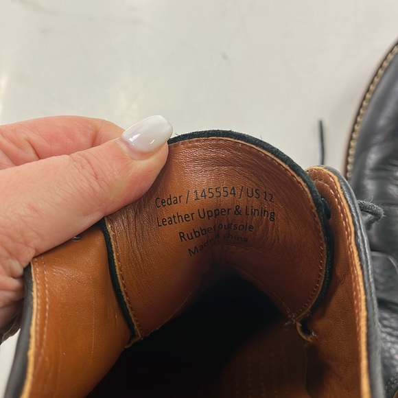 Warfield & Grand Cedar Leather Derby Shoes - Size 12 - G53-10 - Picture 6 of 10